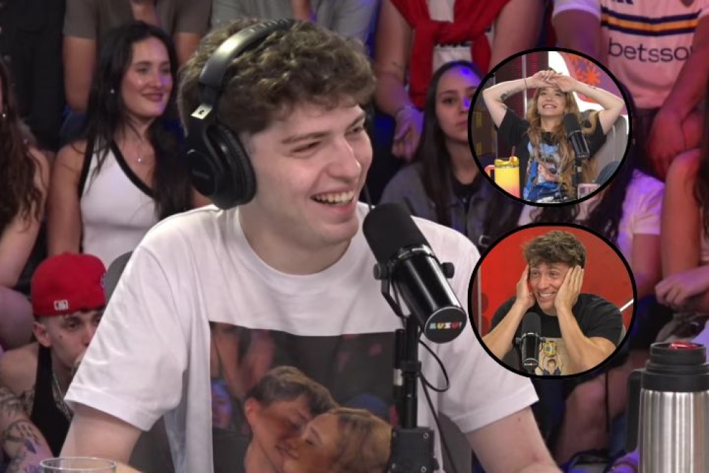 Davoo Xeneize demostró este martes en Luzu estar subidísimo a ”Margelita”