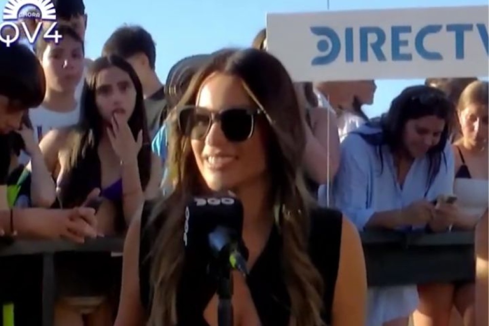 La sinceridad de Pampita sobre su desfile en el show de María Becerra: ”Me dio taquicardia”