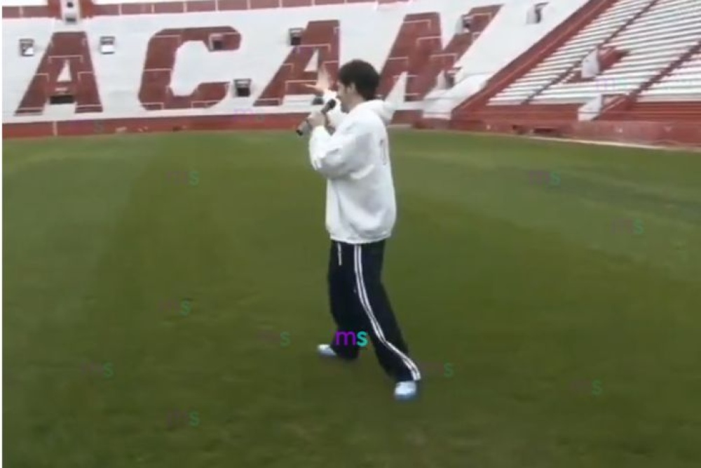 Emoción incontrolable: Martín Cirio anunció un show en el estadio de Huracán
