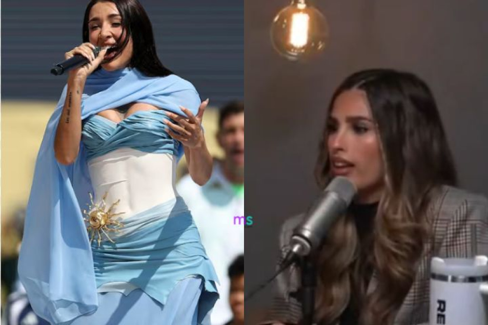 Juli Poggio defendió a María Becerra tras las críticas por su vestuario: ”A las mujeres siempre las critican”
