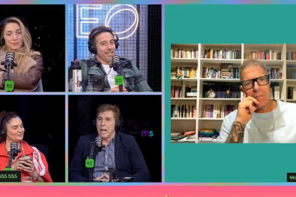 Polémica y papelón de Juan Ramon Carrasco en el streaming Llenos de Mistica de El Observador: la postura de Fantino