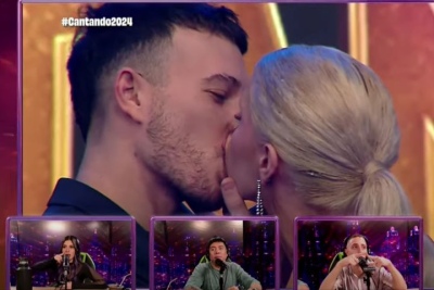 ¡Apasionado beso entre Cami Lattanzio y Martín Salwe! ¿Nace el amor en el Cantando? La opinión del stream