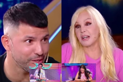 ¡Qué ternura! El Kun Agüero visitó a Susana y presentó a su hija Olivia: la reacción del stream