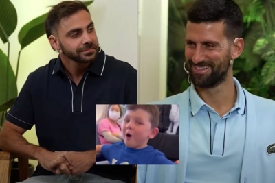 Entrevista de Grego Rossello a Del Potro y Djokovic: la imperdible anécdota que involucra a su sobrino