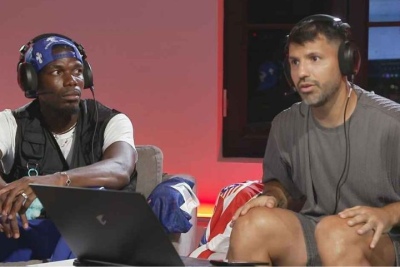 Pogba visit&oacute; "La casa del Kun": Messi, Boca, su futuro y el dato que emocion&oacute; a Coscu